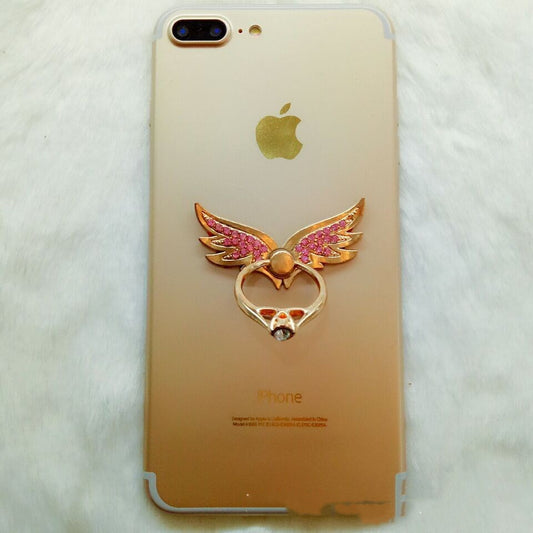 Angel Wings Metal Diamond-Studded Anti-Fall Mobile Phone Holder