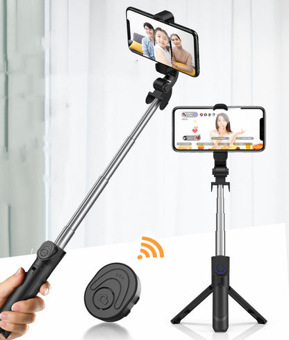 Selfie stick mobile phone live support