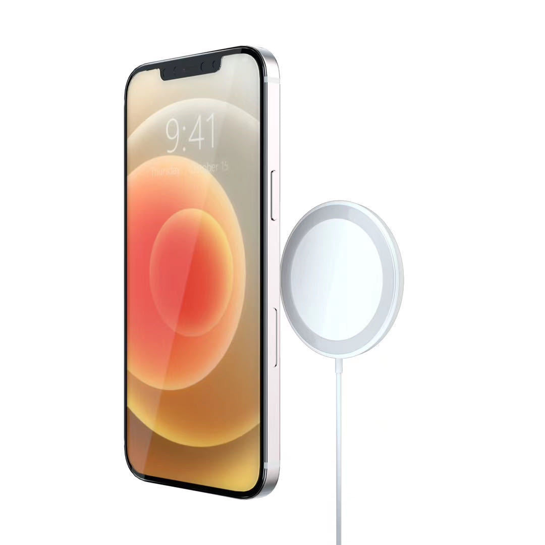 Compatible with Apple, Magnet Safe Fast 15w Wireless Charger