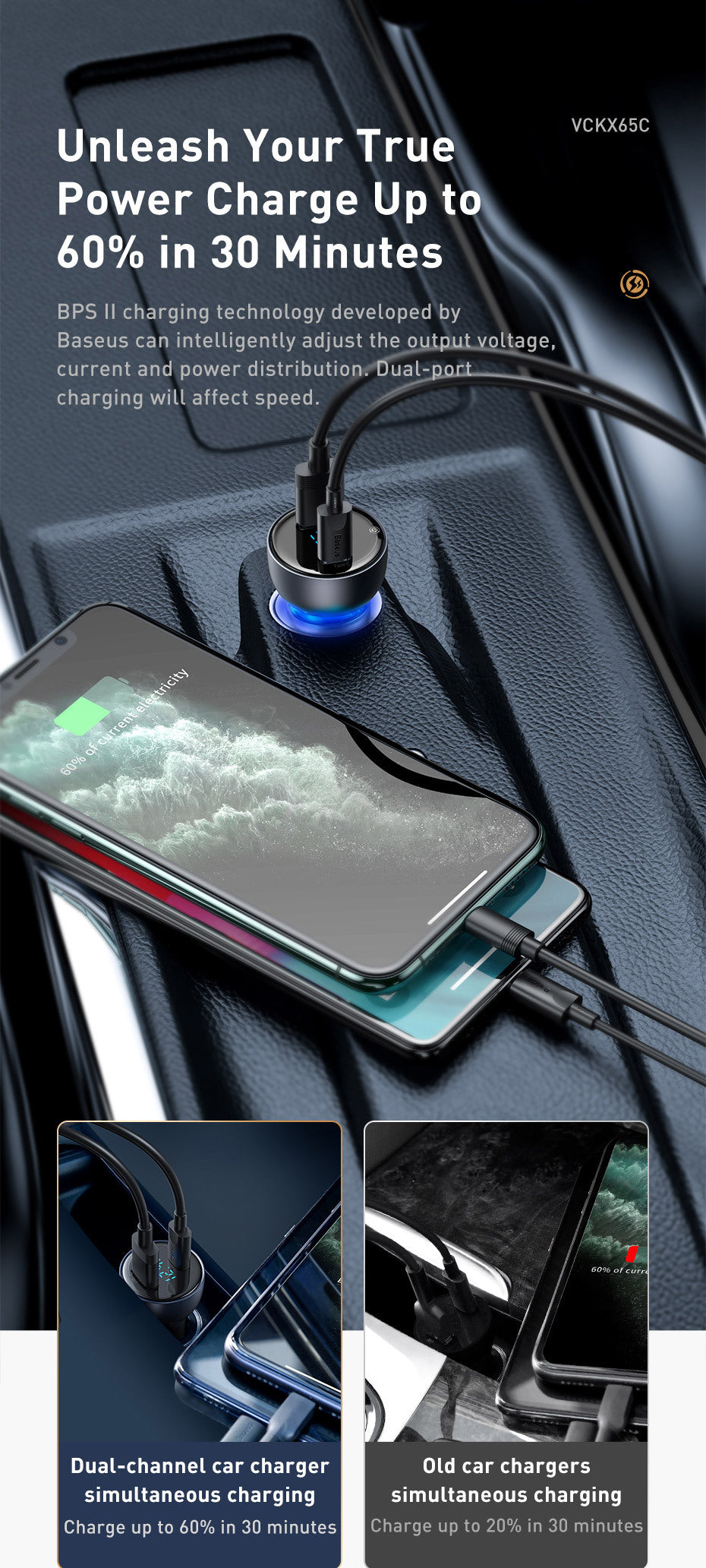 Fast charge car charger