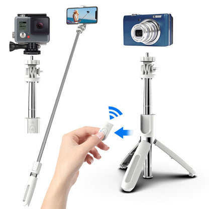 Compatible with Apple, Bluetooth selfie stick mini remote control high-end tripod