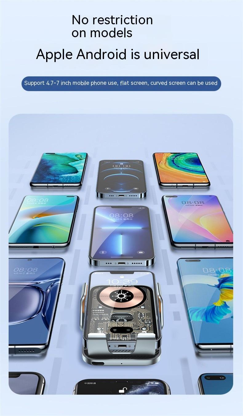 Wireless Charger Automatic Induction Air Outlet Car Phone Holder