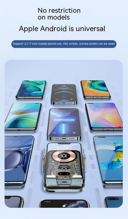 Wireless Charger Automatic Induction Air Outlet Car Phone Holder