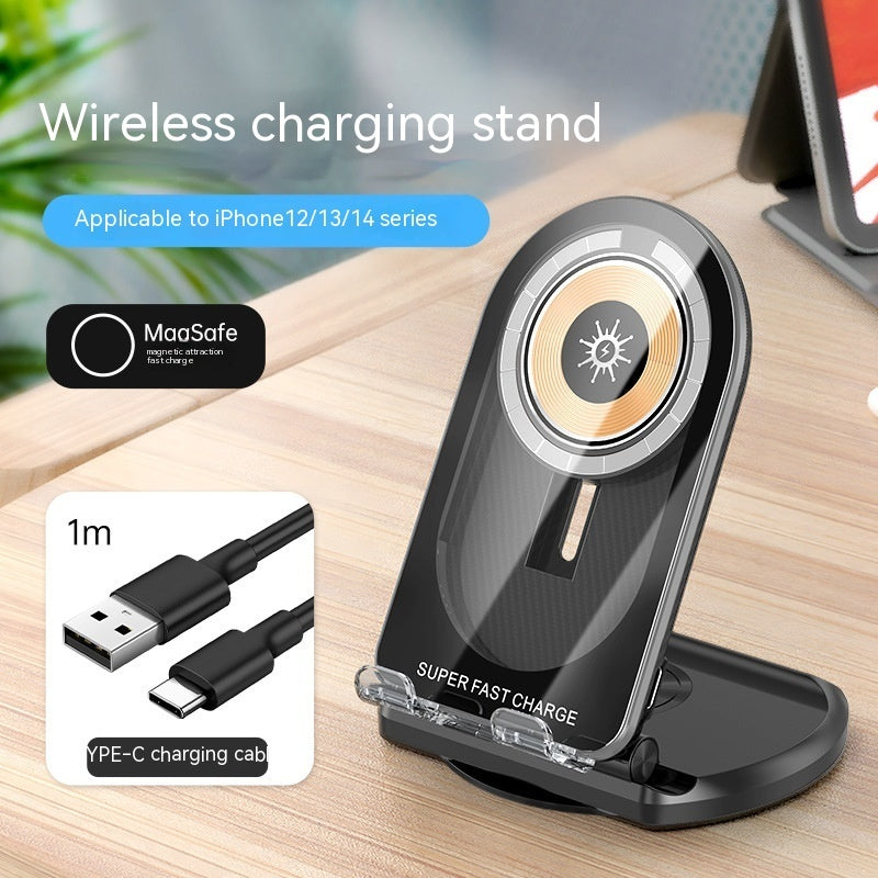 New Magsafe Magnetic Wireless Charger 2-in-1 15W Fast Charger