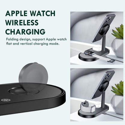 Multifunctional Phone Holder Three-in-one Wireless Charger