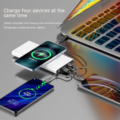 Two-way Fast Charging Large Capacity Wireless Power Bank