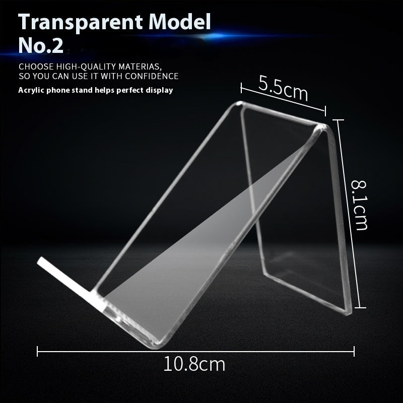 Acrylic Mobile Phone Stand Counter Display Stand Desktop Lazy Bracket