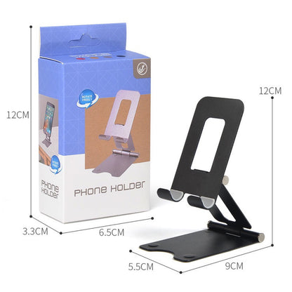 Metal foldable desktop stand phone