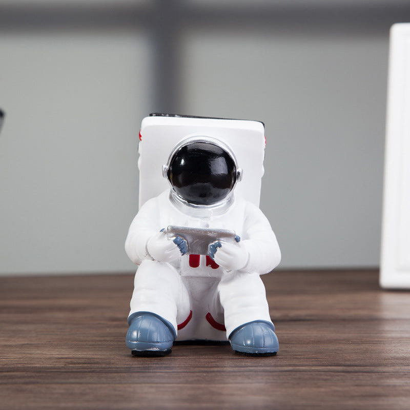 Simple Astronaut Mobile Phone Stand Student Desktop Holder