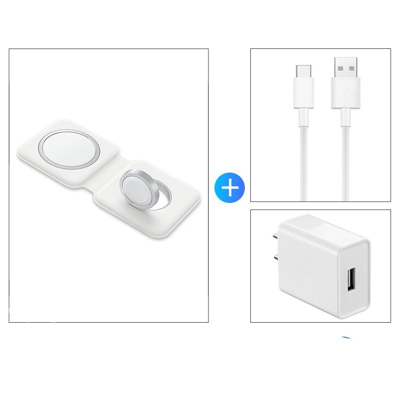 Three-in-one Wireless Charger Magsafe Dual Magnetic Suction
