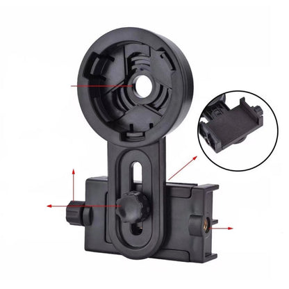 The Phone Clip Holder Connects To The Astronomical Binocular