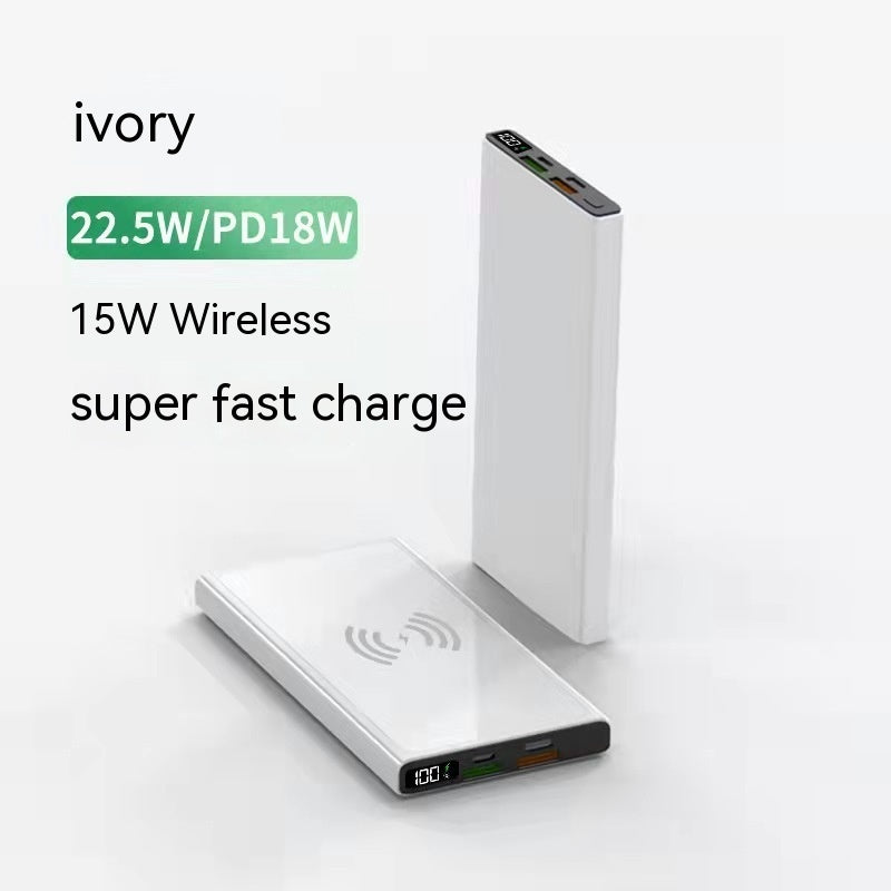 Two-way Fast Charging Large Capacity Wireless Power Bank