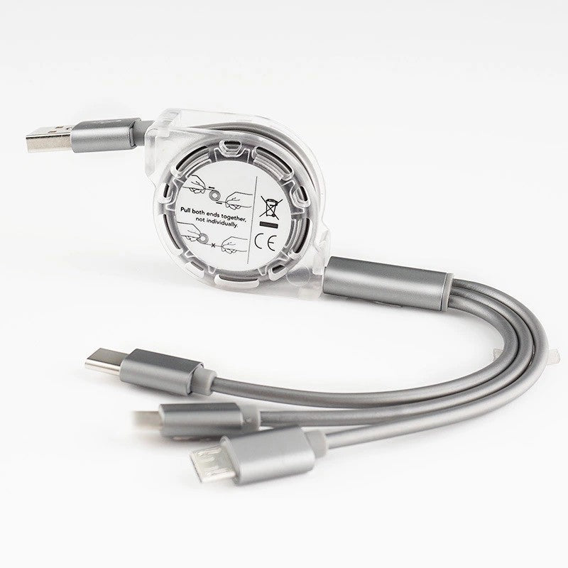 Data Cable One For Three Telescopic Data Cable