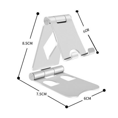 Aluminum Alloy Mobile Desktop Stand Folding Bracket Metallic Bracket