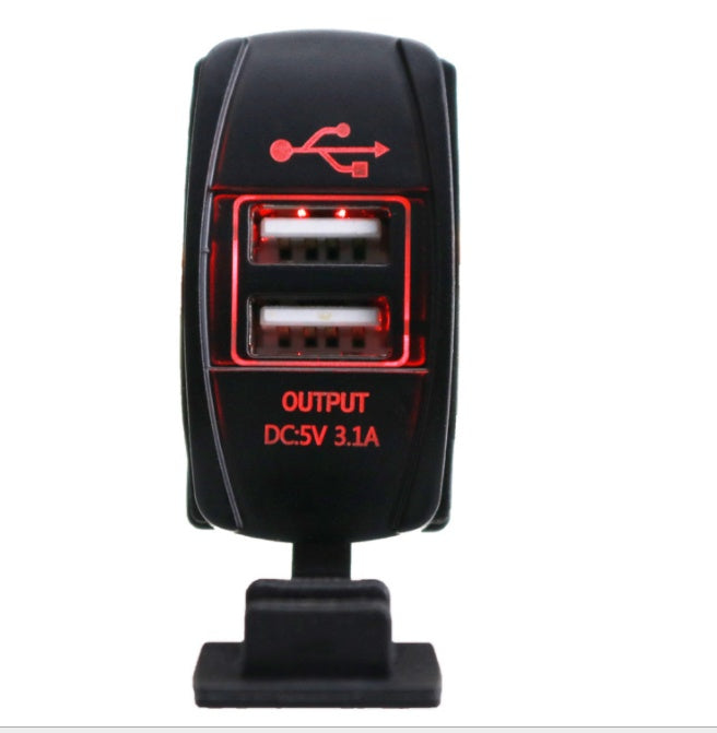 Car Modification Dual USB Car Charger Ship Motorcycle Charger