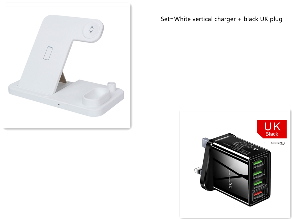 4 in 1 Wireless Charger Qi 10W Fast Charging