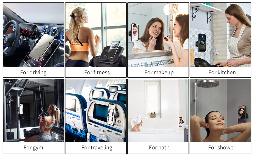 Phone Holder 360°Rotation Magnetic Car Cell Phone Holder