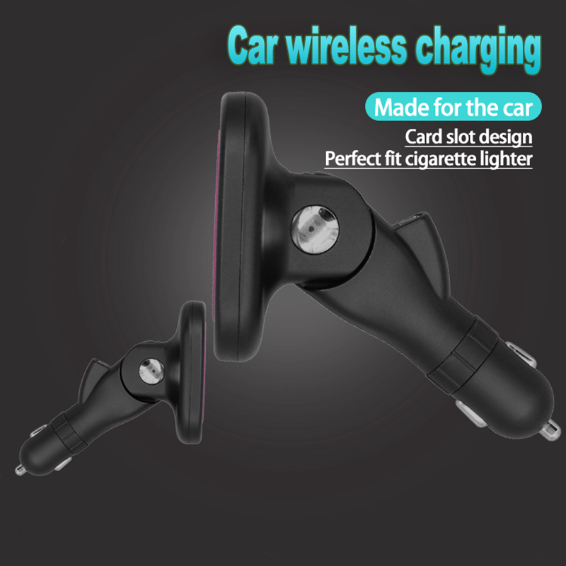 Car Mobile Phone Car Wireless Charger Car 360 Degree Rotating