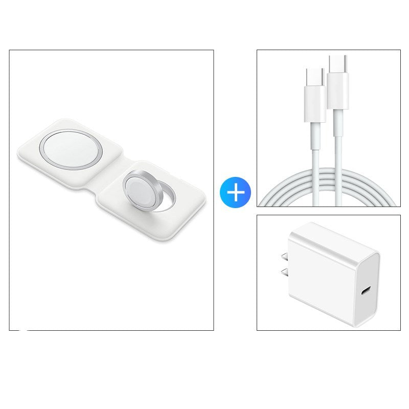 Three-in-one Wireless Charger Magsafe Dual Magnetic Suction