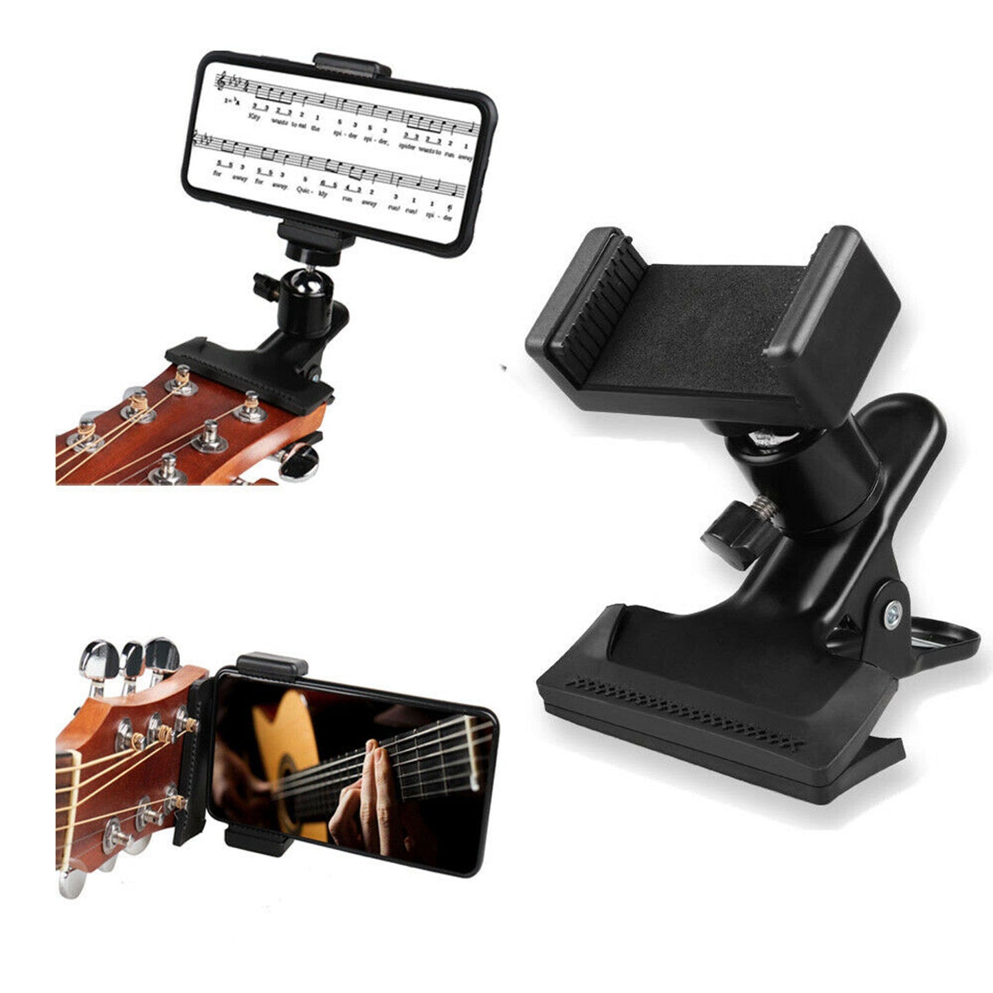 Mobile Phone Live Broadcast Bracket Stand Head Clip Holder