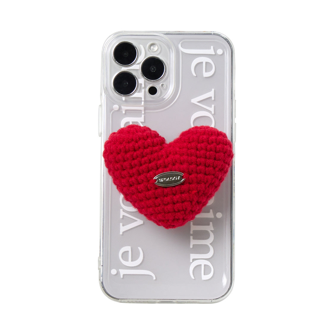 Original Knitted Love Stand Phone Case