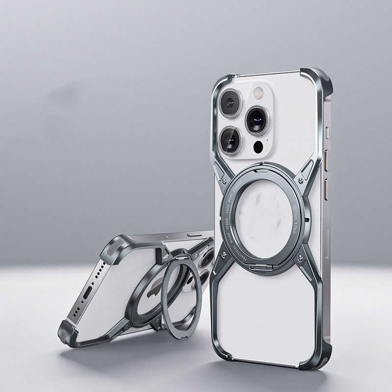 Anti-fall Heat Dissipation Metal Phone Case Mechanical Arm