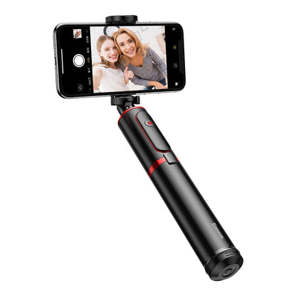 Compatible with Apple, Integrated Bluetooth remote control selfie stick with tripod
