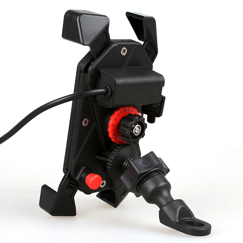 Motorcycle mobile phone holder usb charging
