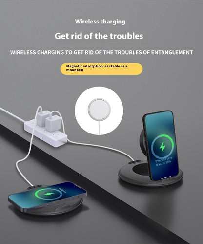 Silicone Wireless Charger Mobile Phone Desktop Magnetic Bracket