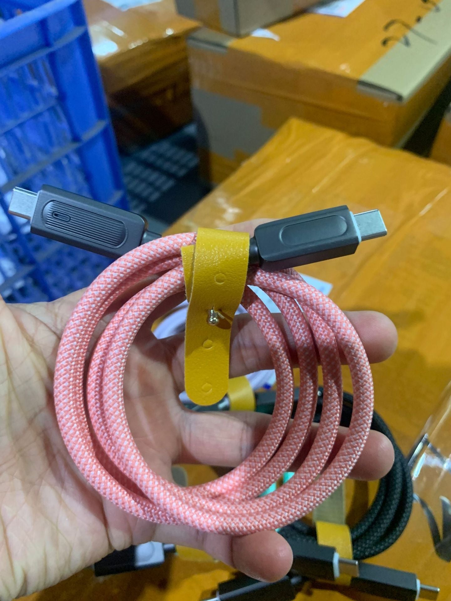 Digital Display Data Line Typec Four-in-one Silicone PD Fast Charge Line