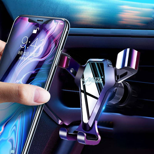 Mobile phone bracket of car universal ball air outlet