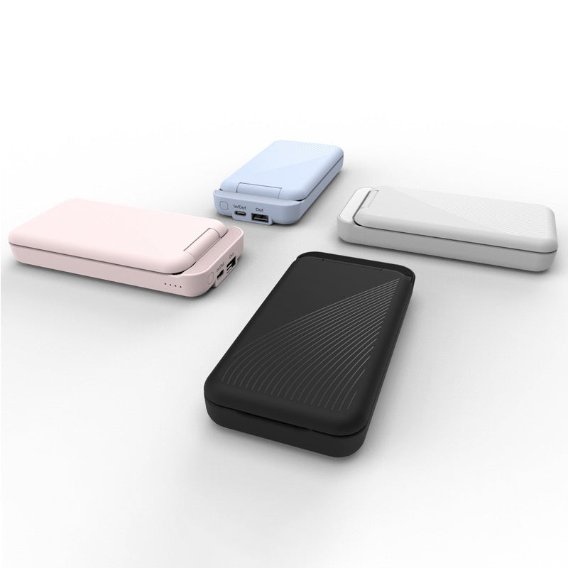 Folding 5W Fast Charge 10000 MA With Light Mirror Power Bank
