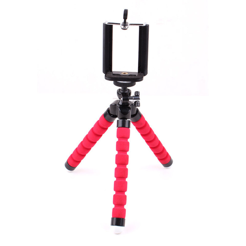 Mini Flexible Sponge Octopus Tripod Stand Holder