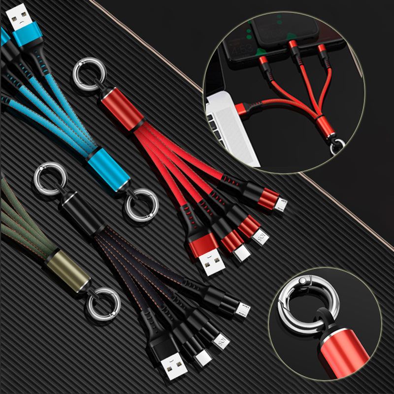 3 In 1  Multi Charger Cable For Phone Super Fast Charging