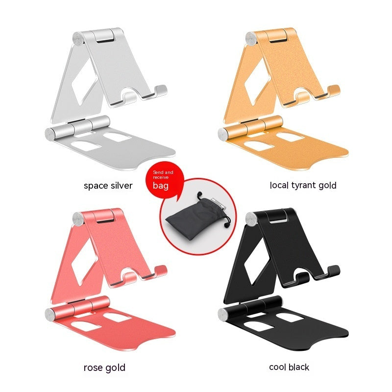 Aluminum Alloy Mobile Desktop Stand Folding Bracket Metallic Bracket