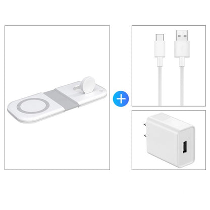 Three-in-one Wireless Charger Magsafe Dual Magnetic Suction