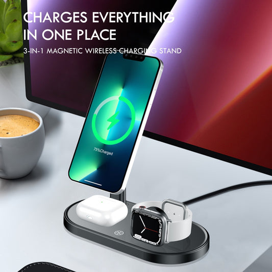 Multifunctional Phone Holder Three-in-one Wireless Charger