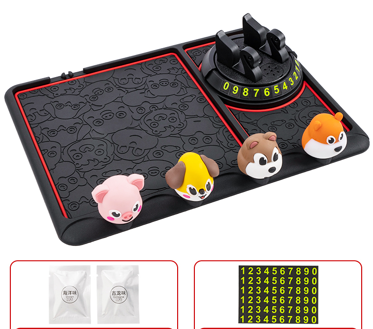 Multi-functional Creative Anti-skid Mat For Mobile Phone Holder