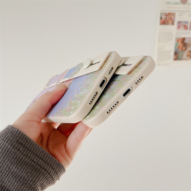 Landscape Oil Painting Wristband Bracket 14promax Phone Case