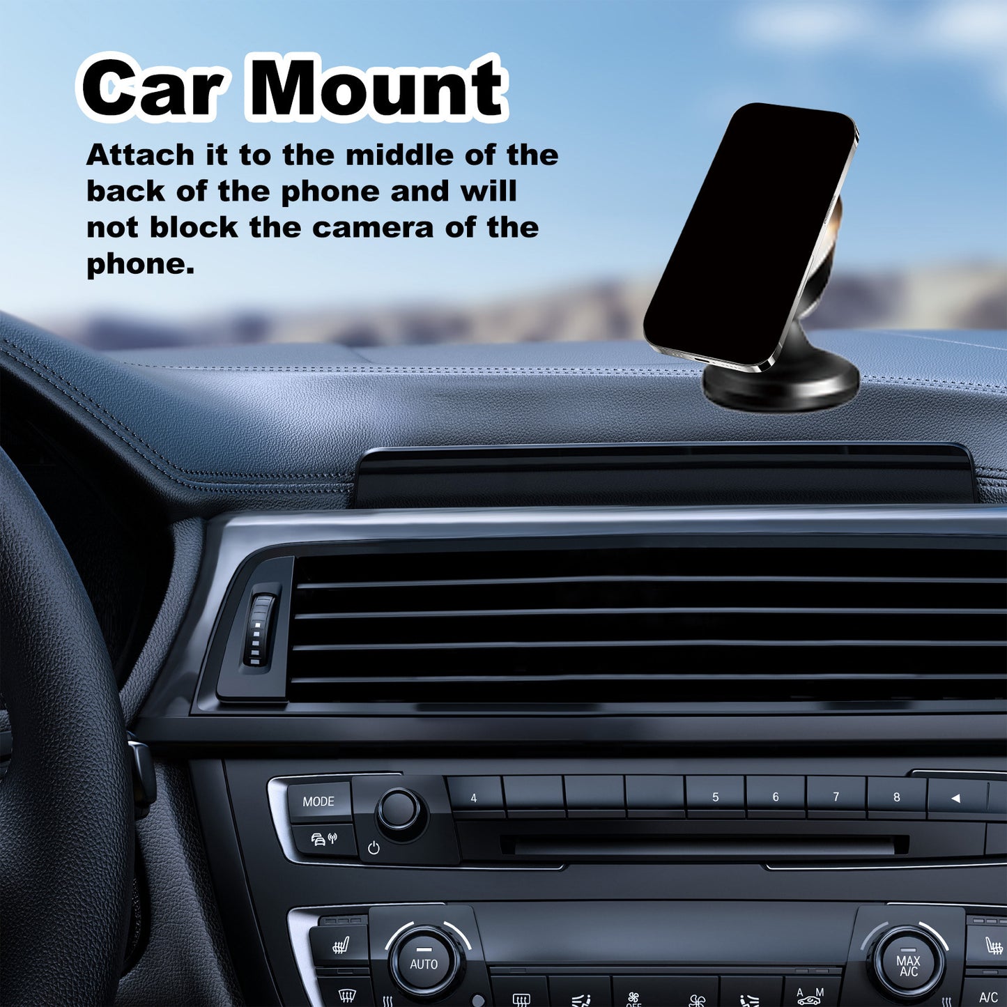 Magnetic Car Foldable Phone Holder