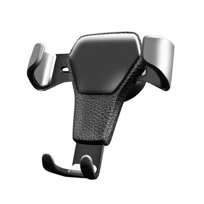 Car Mobile Phone Holder Support Frame Leather Gravity Bracket