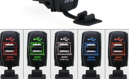 Car Modification Dual USB Car Charger Ship Motorcycle Charger