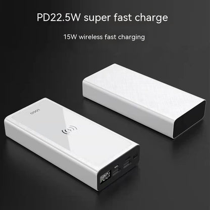 Two-way Fast Charging Large Capacity Wireless Power Bank