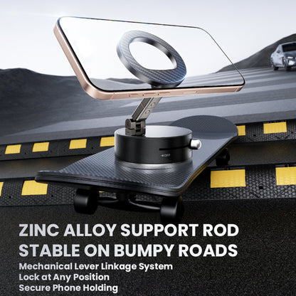 Strong 360° Magnetic MagSafe Car Phone Holder with Ultra Vacuum Suction