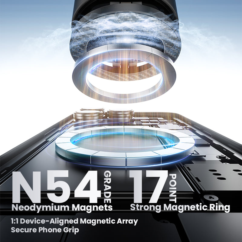 Strong 360° Magnetic MagSafe Car Phone Holder with Ultra Vacuum Suction