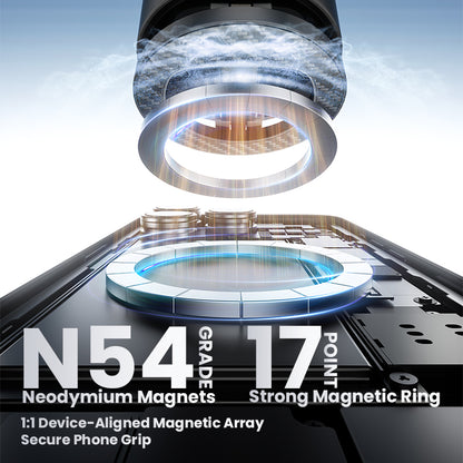 Strong 360° Magnetic MagSafe Car Phone Holder with Ultra Vacuum Suction