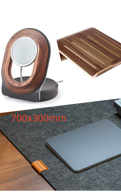 Walnut Magsafe Magnetic Wireless Charging Bracket