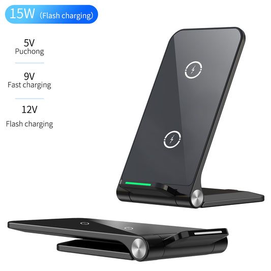 C Foldable wireless charger folding stand