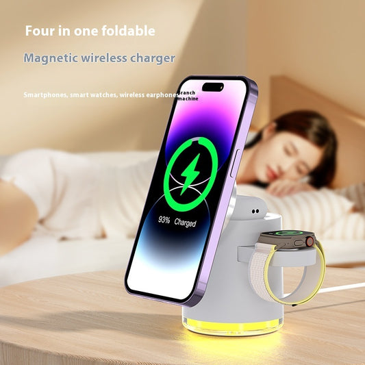 Folding Magnetic Three-in-one Wireless Charger