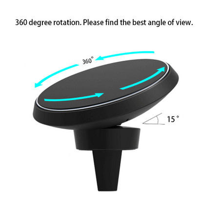 Wireless Charger Car Air Vents Clamp Magnetic Stand Holder W3 Charging